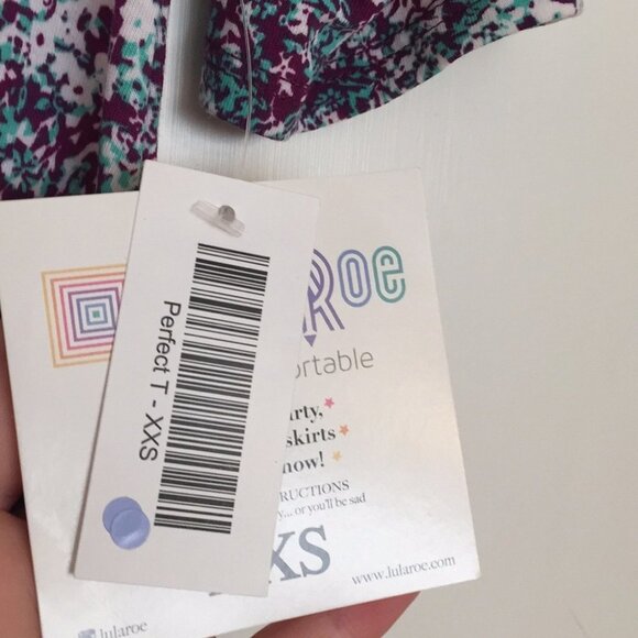 XXS Lularoe Perfect Tee C04 02 - Picture 3 of 5